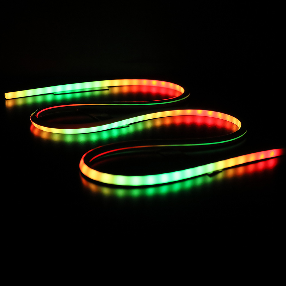 Narrowest DC5V WS2812C Dream Color LED Neon Lights Strip For DIY - 06*06mm Size 3.28ft Narrowest DC5V WS2812C Dream Color LED Neon Lights Strip For DIY - 06*06mm Size 3.28ft